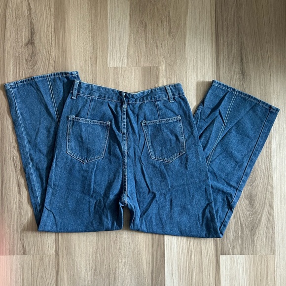 wide leg jeans - Picture 3 of 5